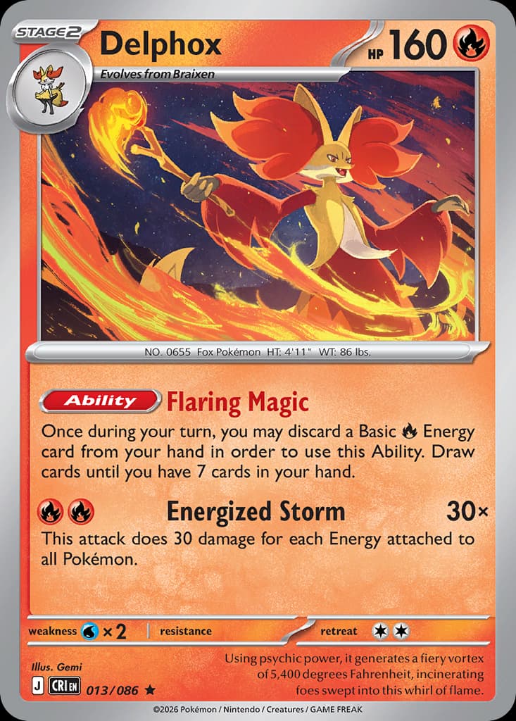 Delphox, Chaos Rising 13