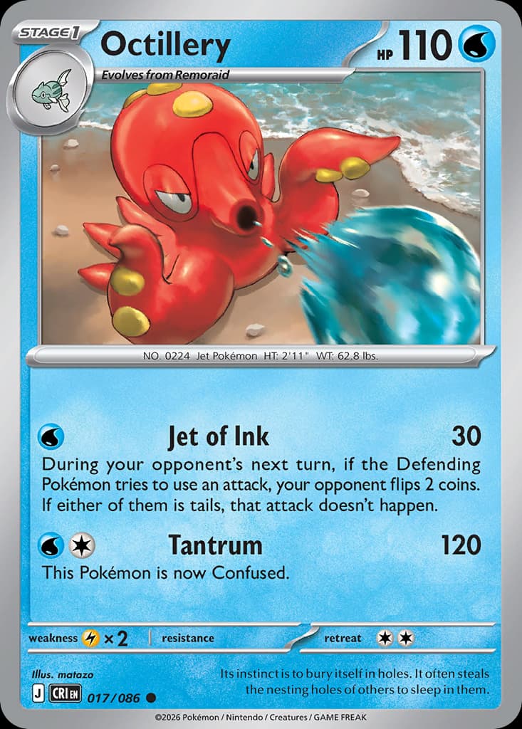 Octillery, Chaos Rising 17