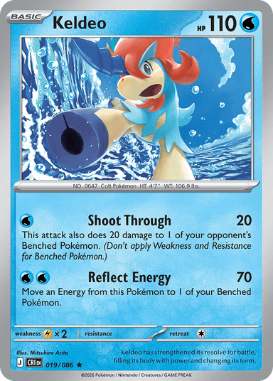 Keldeo, Chaos Rising 19