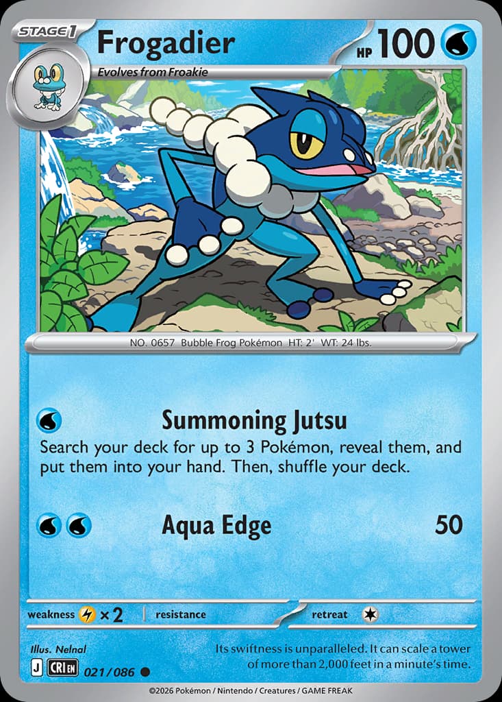 Frogadier, Chaos Rising 21