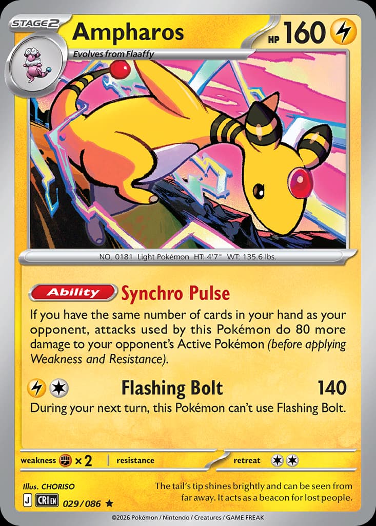 Ampharos, Chaos Rising 29