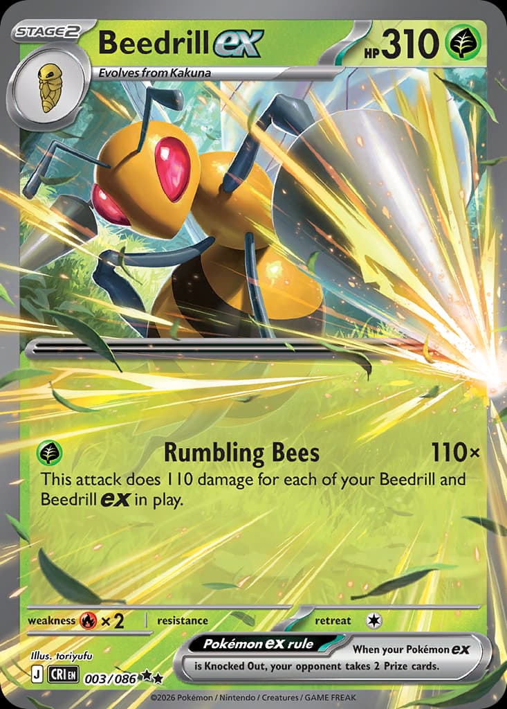 Beedrill ex, Chaos Rising 3
