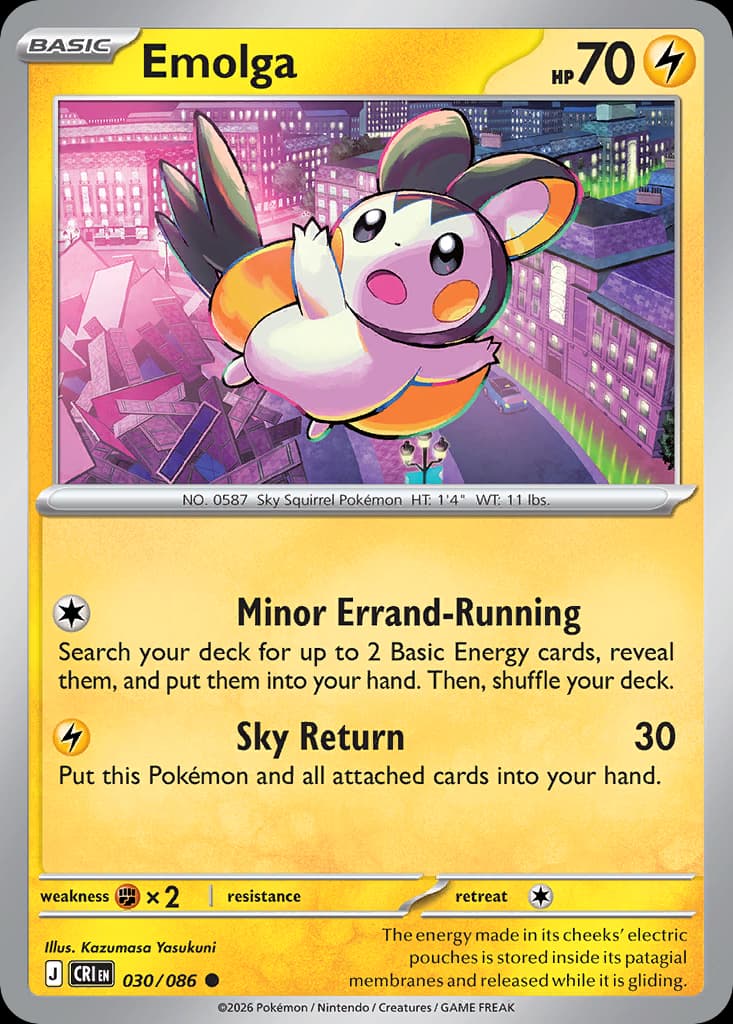 Emolga, Chaos Rising 30