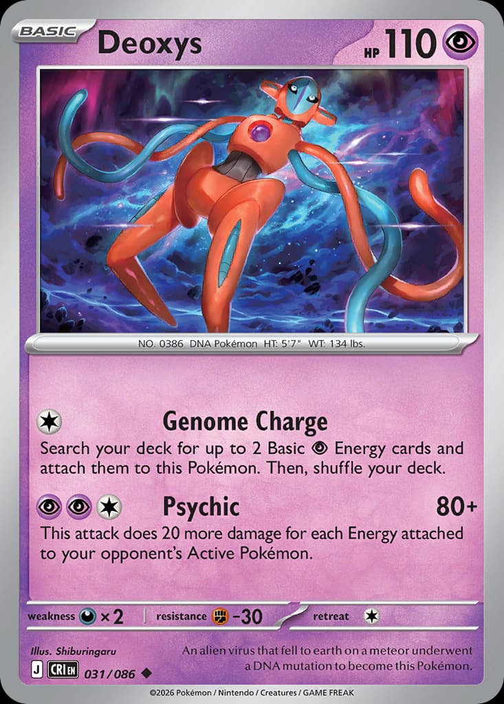 Deoxys, Chaos Rising 31