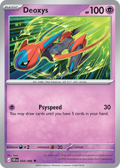 Deoxys, Chaos Rising 34