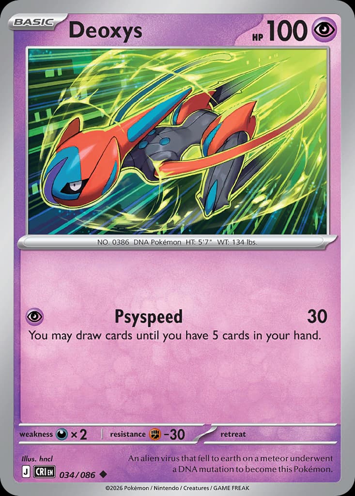Deoxys, Chaos Rising 34