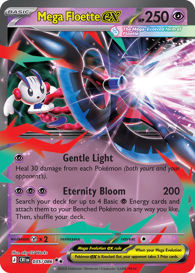 Mega Floette ex, Chaos Rising 35