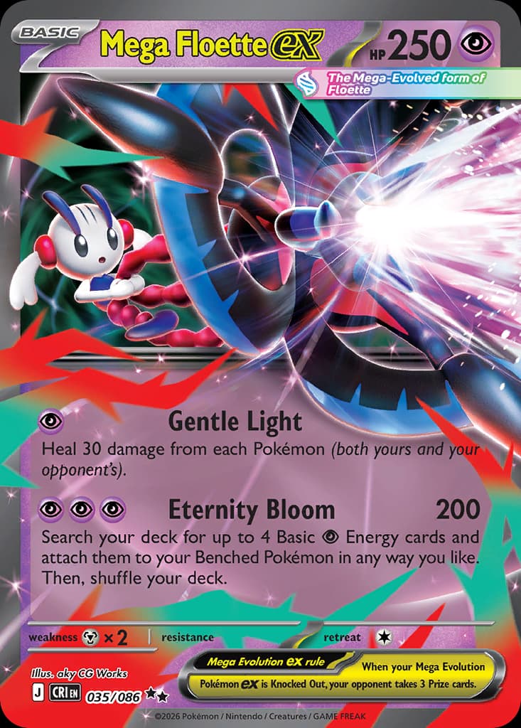 Mega Floette ex, Chaos Rising 35
