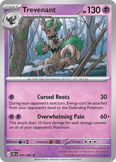 Trevenant, Chaos Rising 39
