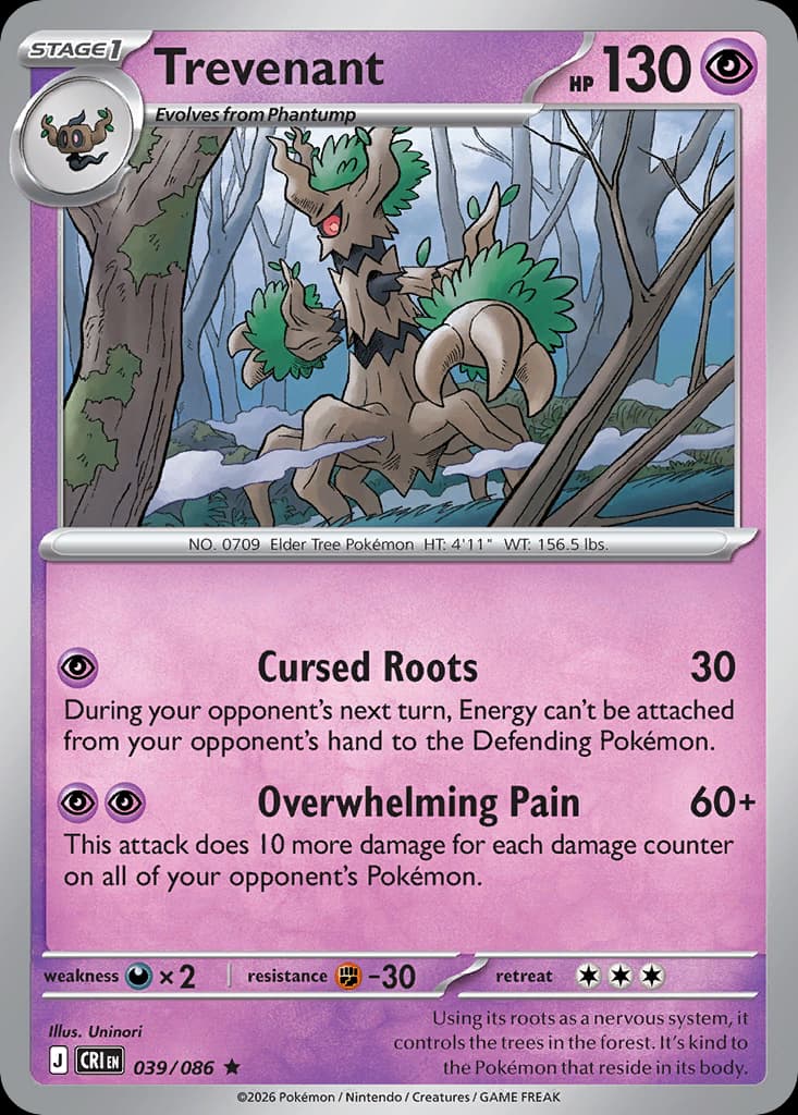 Trevenant, Chaos Rising 39