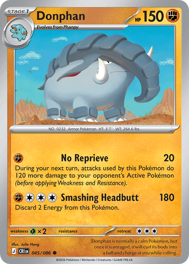 Donphan, Chaos Rising 45