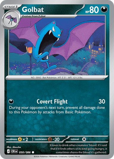 Golbat, Chaos Rising 50