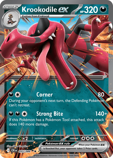 Krookodile ex, Chaos Rising 55