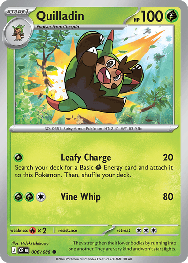 Quilladin, Chaos Rising 6
