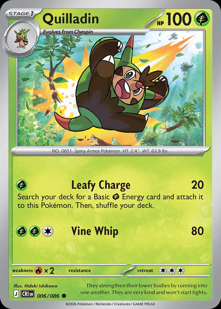 Quilladin, Chaos Rising 6