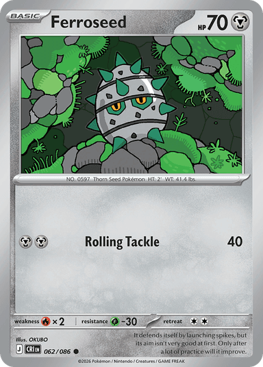Ferroseed, Chaos Rising 62