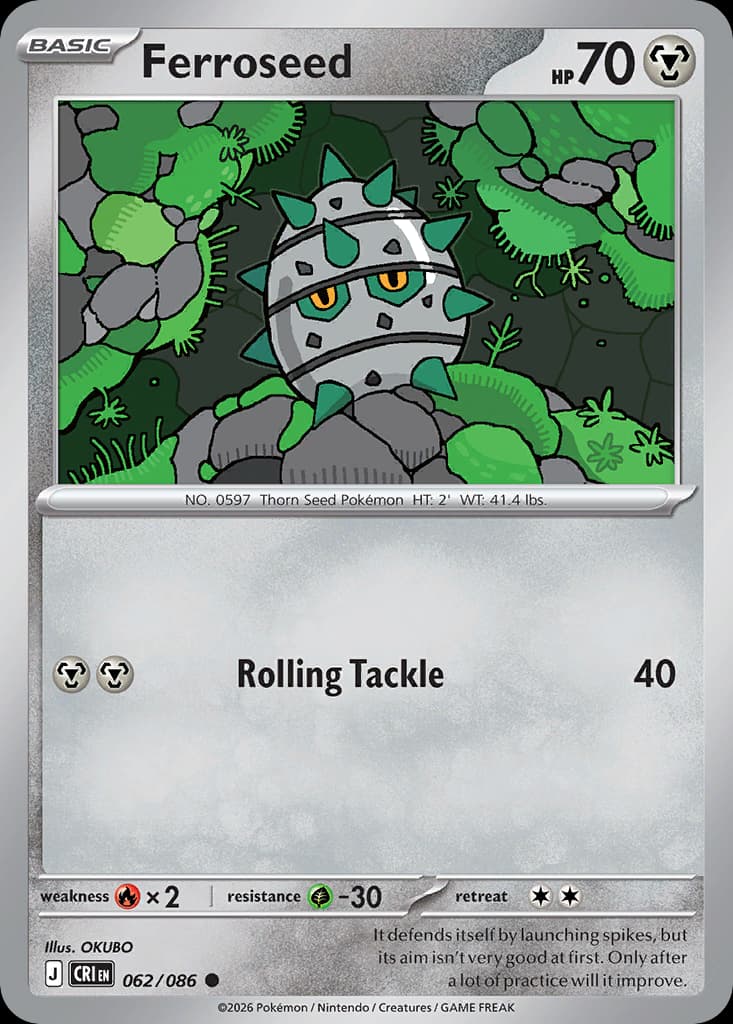 Ferroseed, Chaos Rising 62