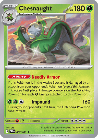 Chesnaught, Chaos Rising 7