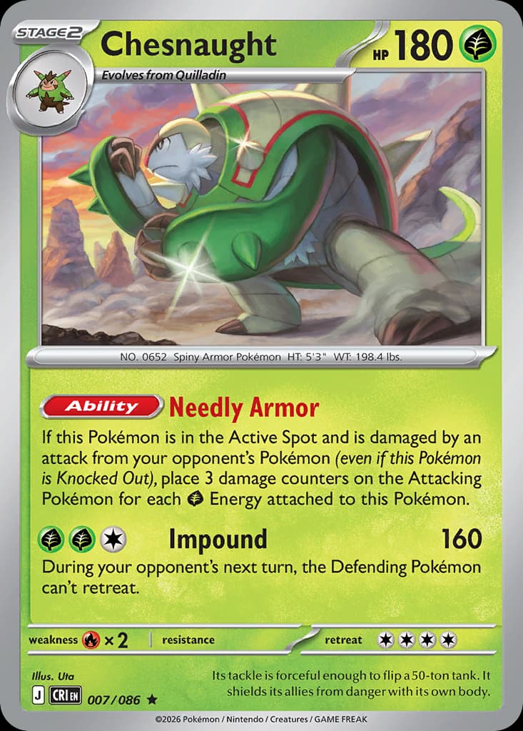 Chesnaught, Chaos Rising 7