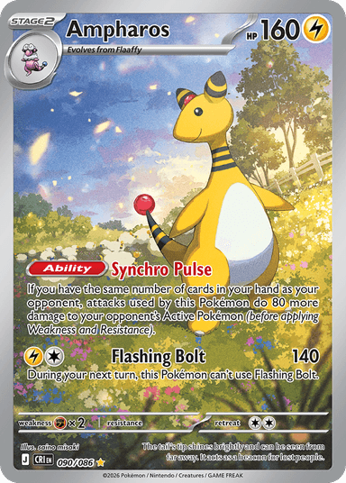Ampharos, Chaos Rising 90
