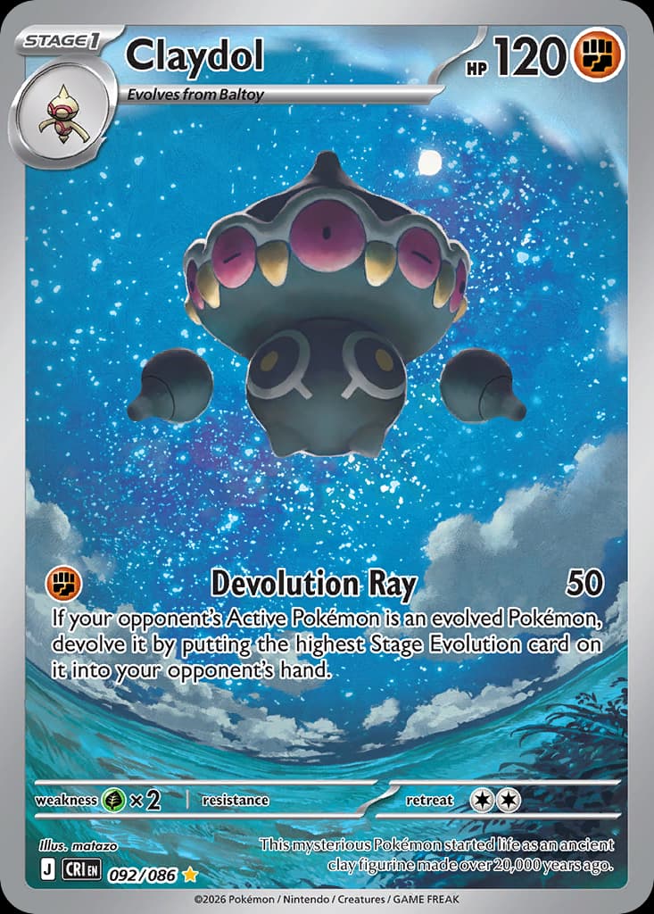 Claydol, Chaos Rising 92