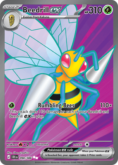 Beedrill ex, Chaos Rising 98