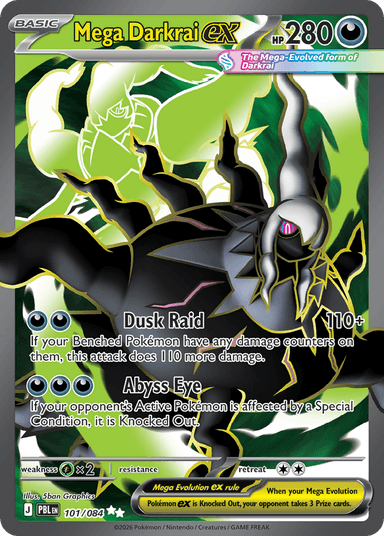 Mega Darkrai ex, Pitch Black 101