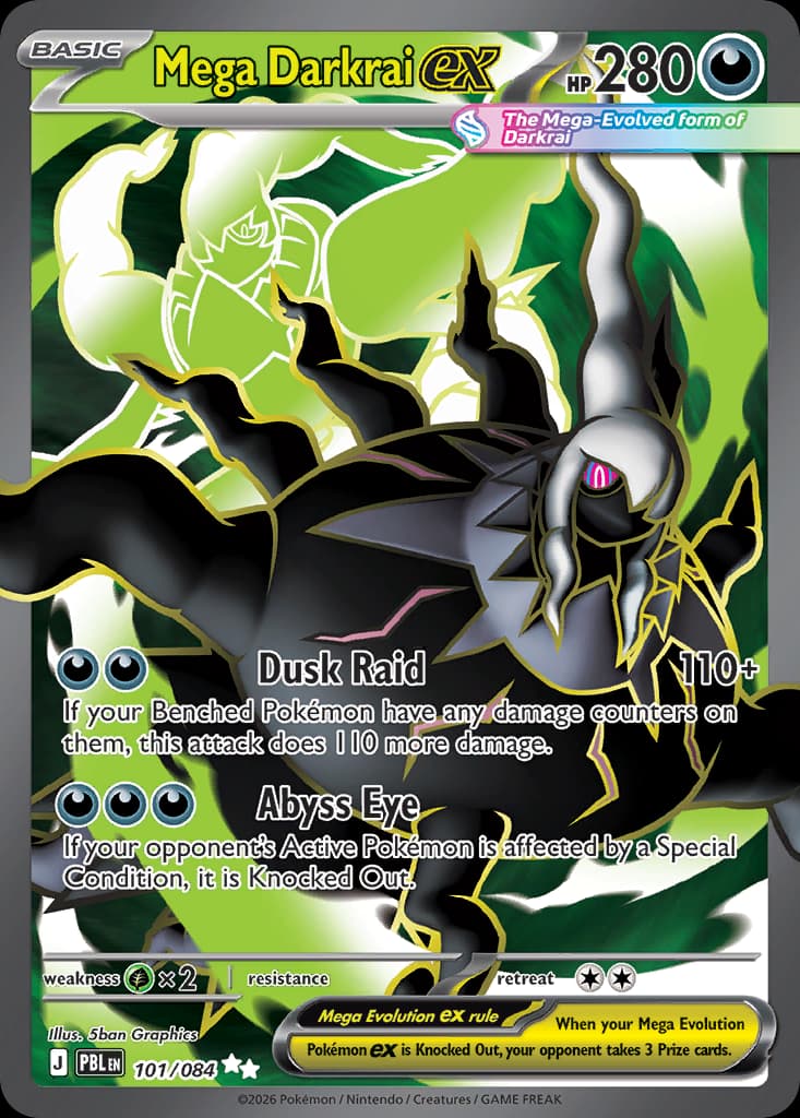Mega Darkrai ex, Pitch Black 101