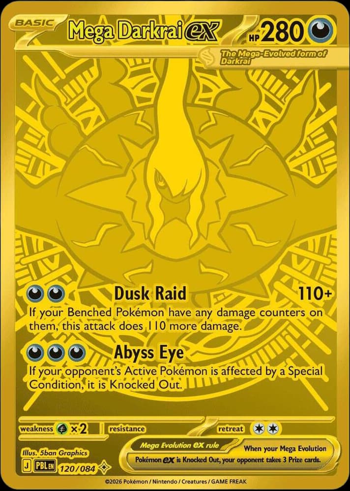 Mega Darkrai ex, Pitch Black 120