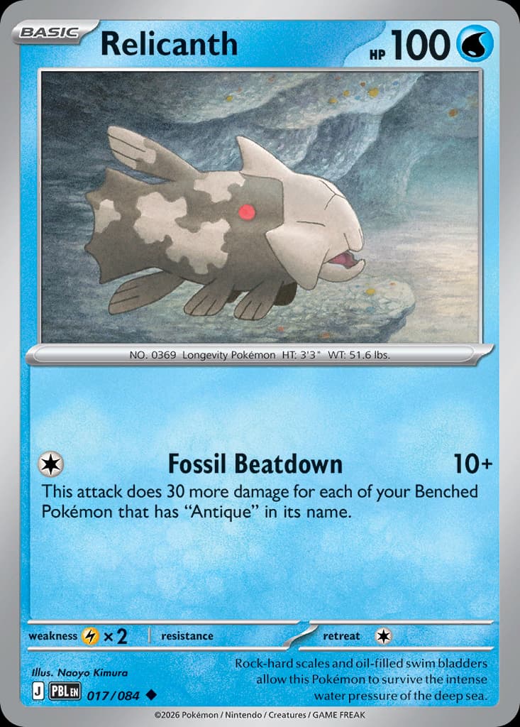 Relicanth, Pitch Black 17