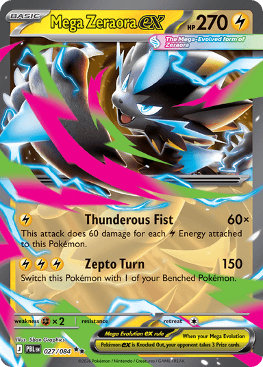 Mega Zeraora ex, Pitch Black 27