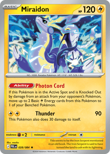 Miraidon, Pitch Black 28