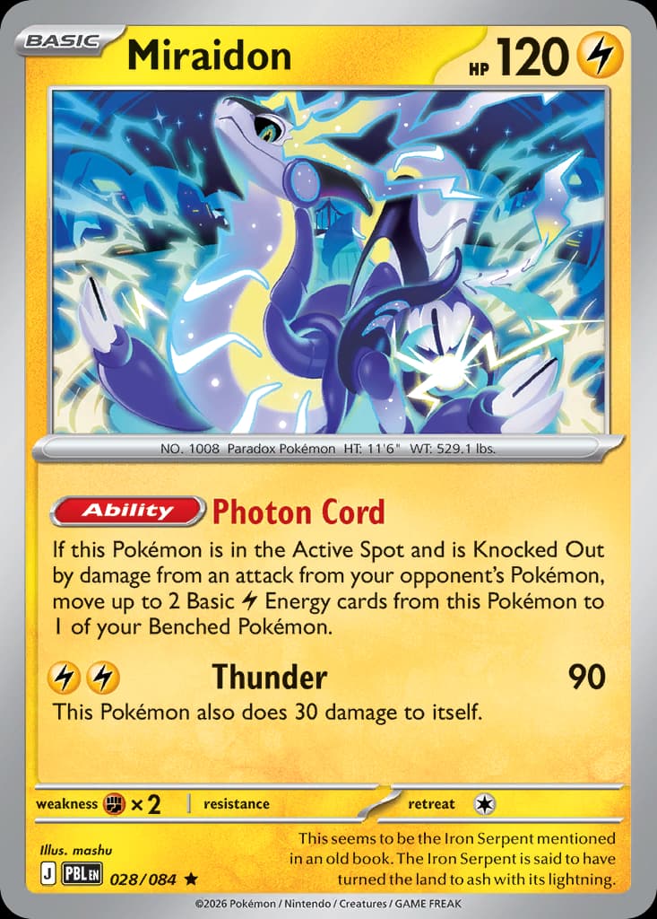Miraidon, Pitch Black 28