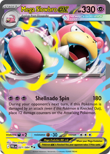 Mega Slowbro ex, Pitch Black 31
