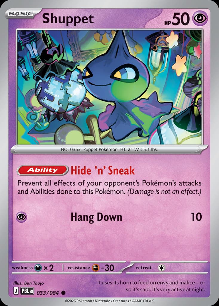 Shuppet, Pitch Black 33
