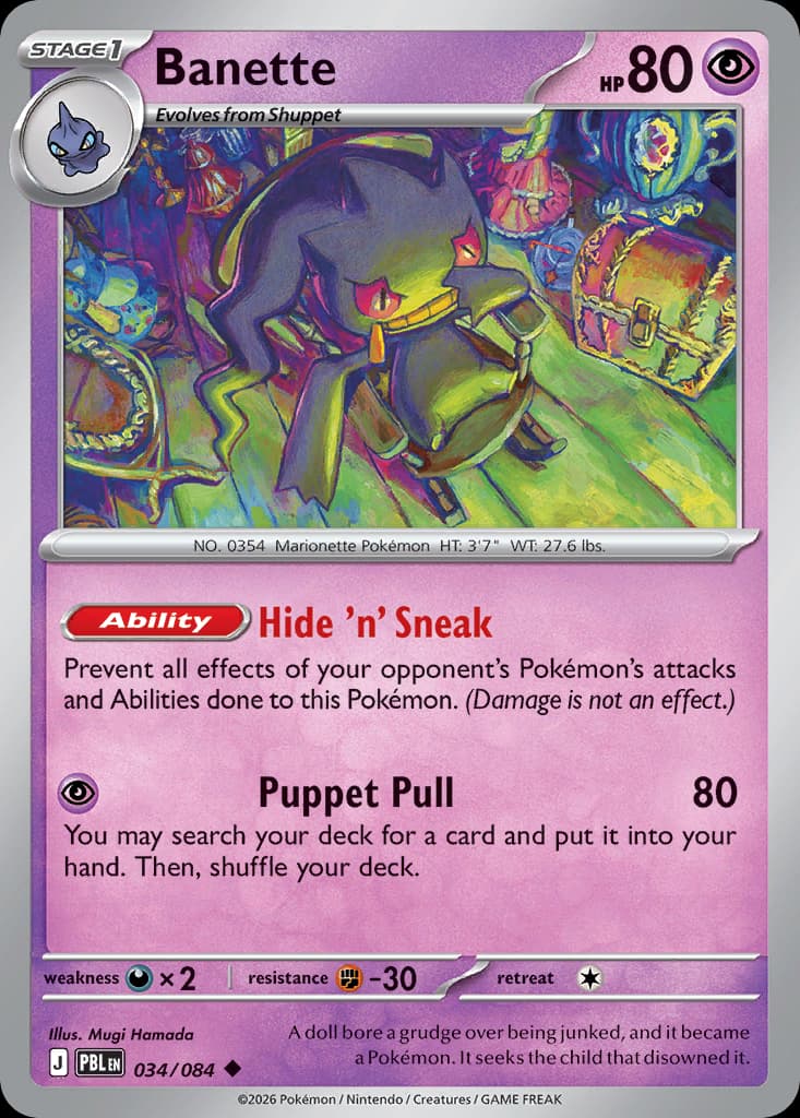 Banette, Pitch Black 34