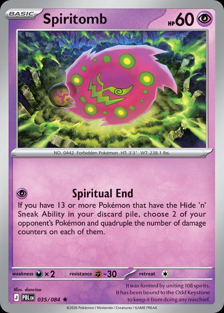 Spiritomb, Pitch Black 35