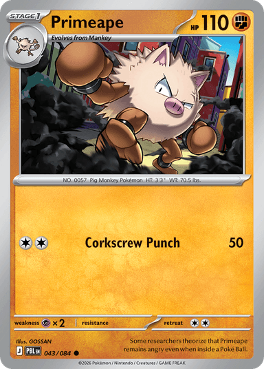 Primeape, Pitch Black 43