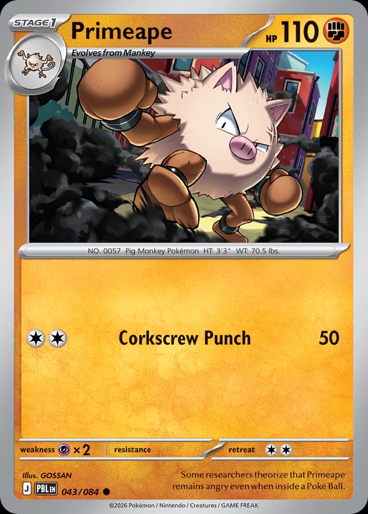 Primeape, Pitch Black 43