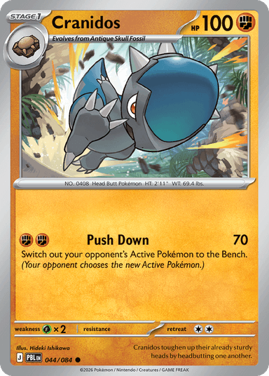Cranidos, Pitch Black 44