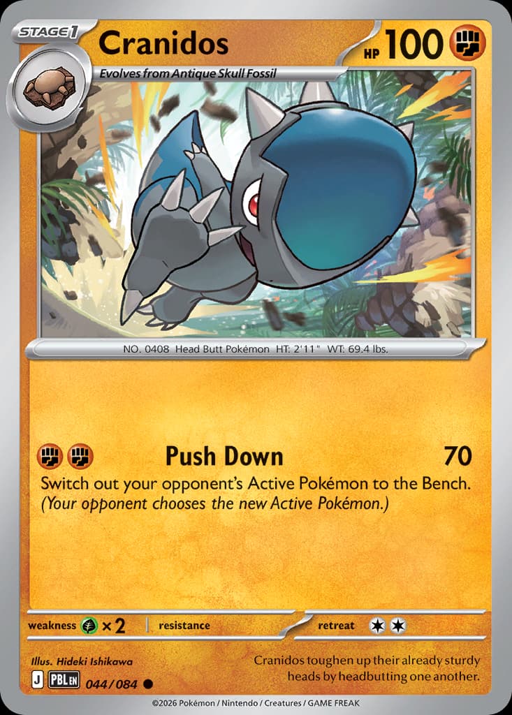 Cranidos, Pitch Black 44