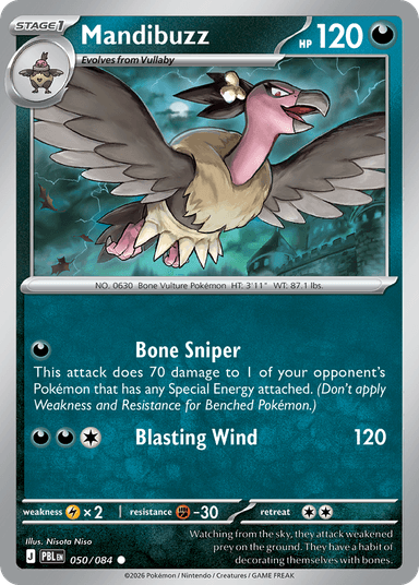 Mandibuzz, Pitch Black 50