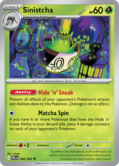 Sinistcha, Pitch Black 6
