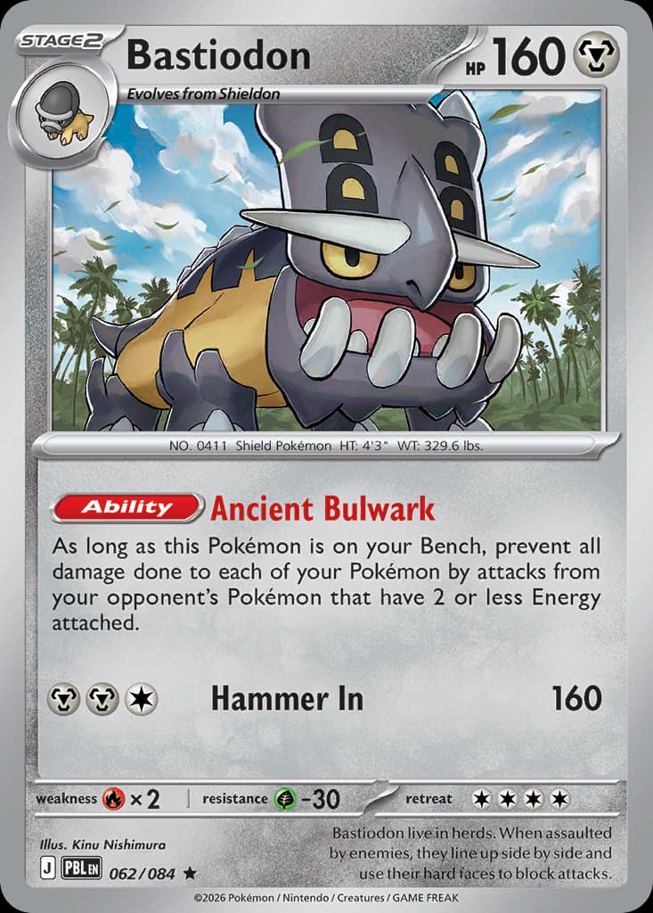 Bastiodon, Pitch Black 62