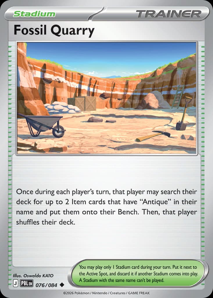 Fossil Quarry, Pitch Black 76