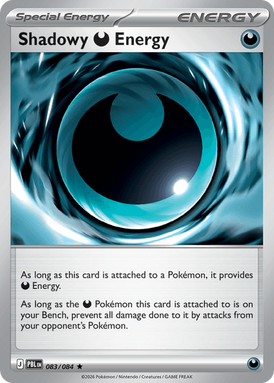 Shadowy Darkness Energy, Pitch Black 83