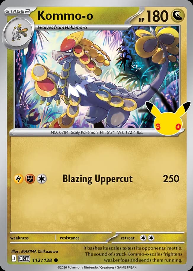 Kommo-o, 30th Celebration 112