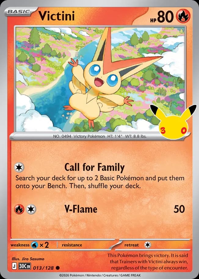 Victini, 30th Celebration 13