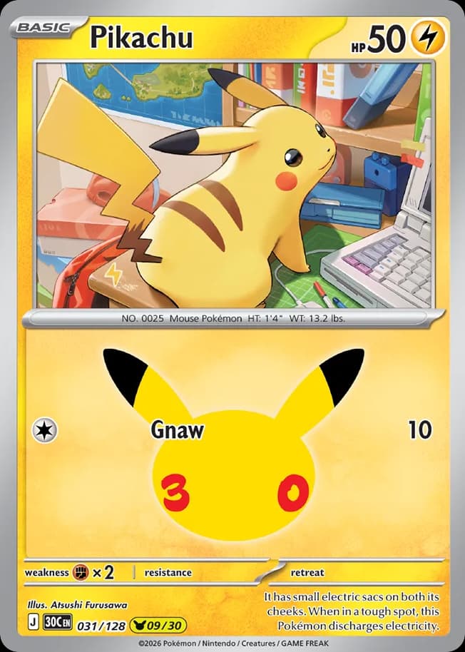 Pikachu, 30th Celebration 31