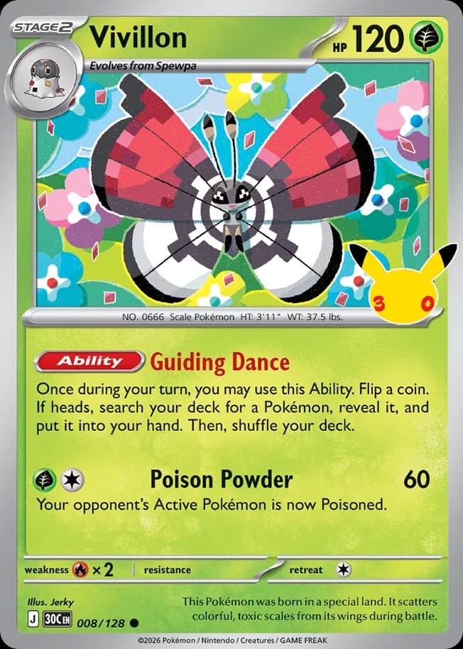 Vivillon, 30th Celebration 8
